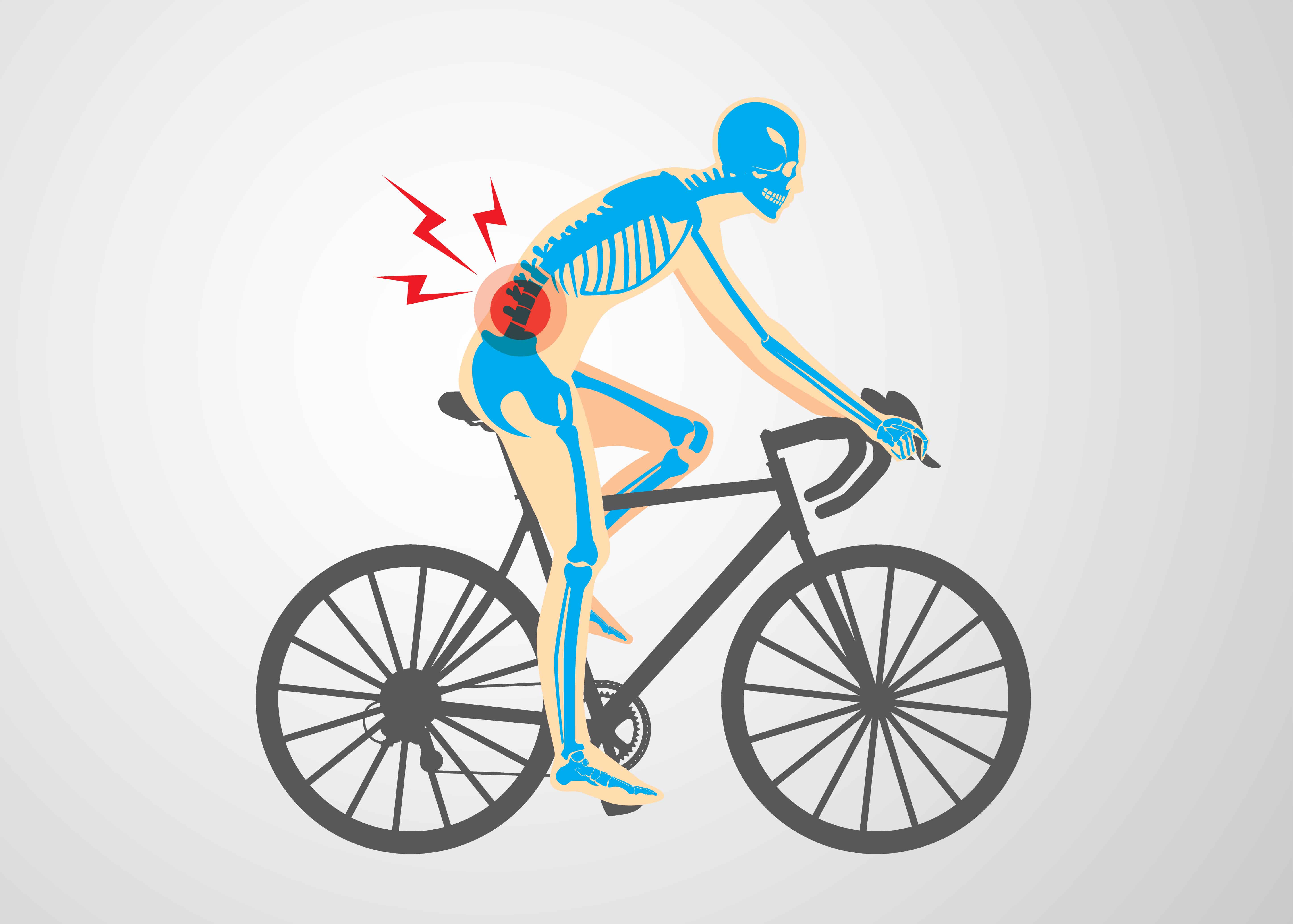 После катания на велосипеде болит. Боли в спине при езде на вело. Велосипедист. Болит поясница на велосипеде. Мышцы при езде на велосипеде.